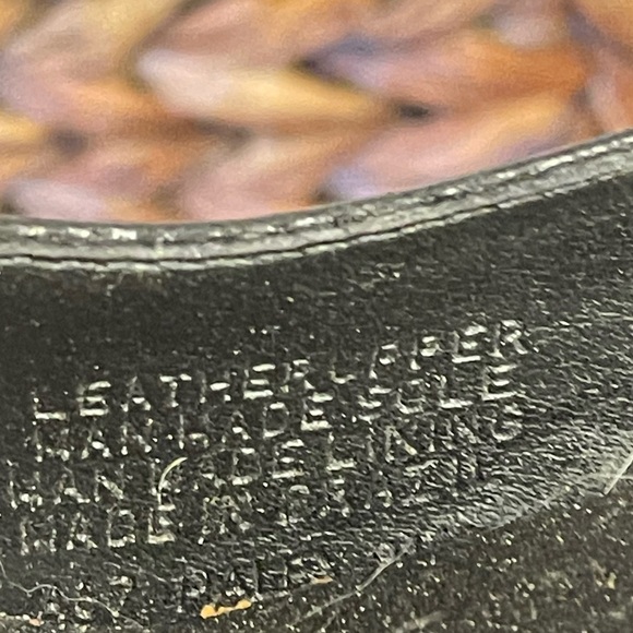 Gianni Bini Black Leather Round Toe Mary Jane Block Heel Pump.  Size 8.5 - Picture 7 of 10